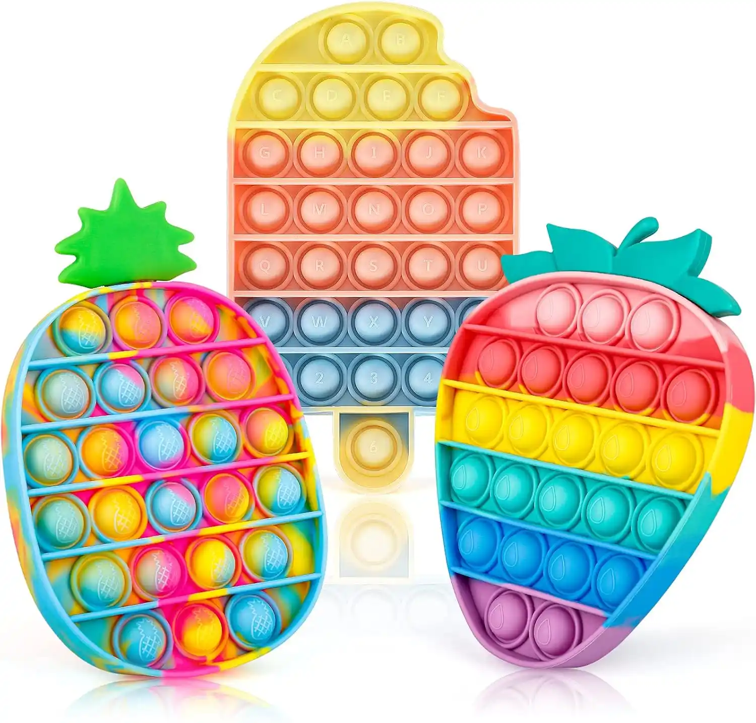 Cover Image for iTechjoy Pop Fidgets 3-Pack - Best Premium Quality