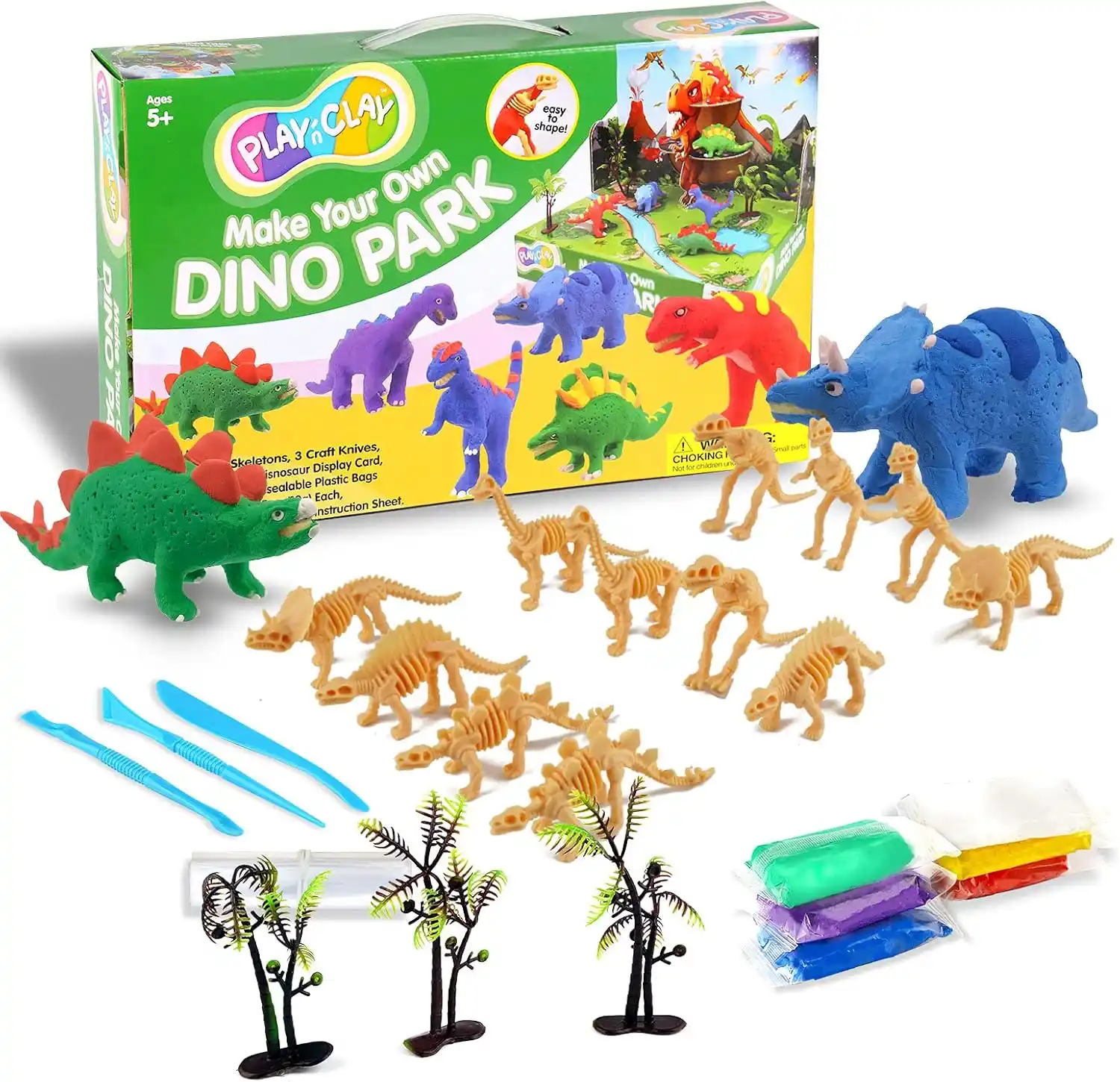 Cover Image for TBC Dinosaur Park Clay Set - Best Themed Kit
